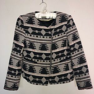 Cropped multi-color jacket